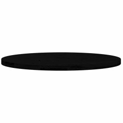 Dessus de table marron foncé 100x50x4cm bois chêne massif ovale 559891559891