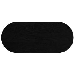 Dessus de table 140x60x2 cm bois de chêne massif ovale 559892559892