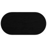 Dessus de table marron foncé 100x50x4cm bois chêne massif ovale 559894559894