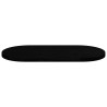 Dessus de table marron foncé 120x60x4cm bois chêne massif ovale 559895559895