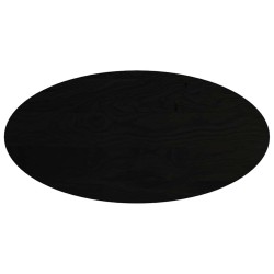 Dessus de table marron foncé 120x60x4cm bois chêne massif ovale 559900559900