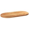 Dessus de table 120x60x4 cm bois de chêne massif ovale 559901559901