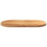 Dessus de table 120x60x4 cm bois de chêne massif ovale 559901559901