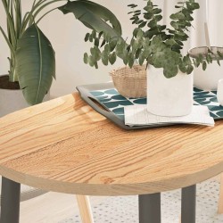 Dessus de table 100x50x2 cm bois de chêne massif ovale 559903559903