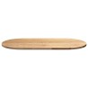Dessus de table 100x50x2 cm bois de chêne massif ovale 559903559903