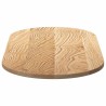 Dessus de table 100x50x2 cm bois de chêne massif ovale 559903559903