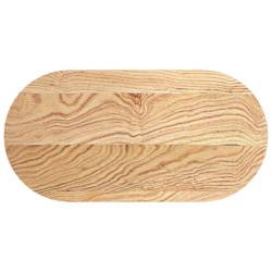 Dessus de table 80x40x2 cm bois de chêne massif ovale 559905559905