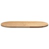 Dessus de table 80x40x2 cm bois de chêne massif ovale 559905559905