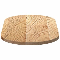 Dessus de table 80x40x2 cm bois de chêne massif ovale 559905559905