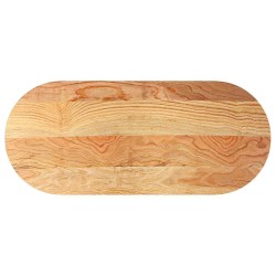 Dessus de table 140x60x4 cm bois de chêne massif ovale 559906559906