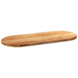 Dessus de table 140x60x4 cm bois de chêne massif ovale 559906559906