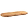 Dessus de table 140x60x4 cm bois de chêne massif ovale 559906559906