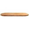 Dessus de table 140x60x4 cm bois de chêne massif ovale 559906559906
