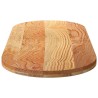 Dessus de table 140x60x4 cm bois de chêne massif ovale 559906559906