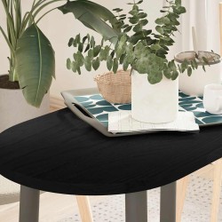 Dessus de table 80x40x2 cm bois de chêne massif ovale 559907559907