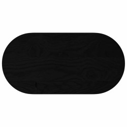 Dessus de table 80x40x2 cm bois de chêne massif ovale 559907559907
