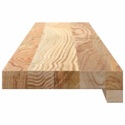 Appuis de fenêtre 2 pcs non traité 90x15x2 cm bois chêne massif 559911559911