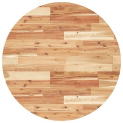 Dessus de table rond Ø80x4 cm bois massif d'acacia 559915559915