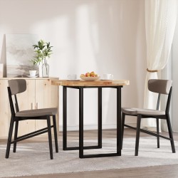 Dessus de table rond Ø80x4 cm bois massif d'acacia 559915559915