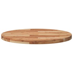 Dessus de table rond Ø80x4 cm bois massif d'acacia 559915559915