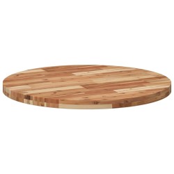 Dessus de table rond Ø80x4 cm bois massif d'acacia 559915559915