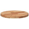 Dessus de table rond Ø60x4 cm bois massif d'acacia 559916559916