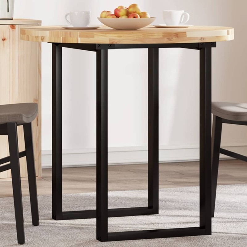 Dessus de table rond Ø80x4 cm bois massif d'acacia 559917559917