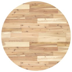 Dessus de table rond Ø80x4 cm bois massif d'acacia 559917559917