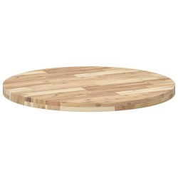 Dessus de table rond Ø80x4 cm bois massif d'acacia 559917559917
