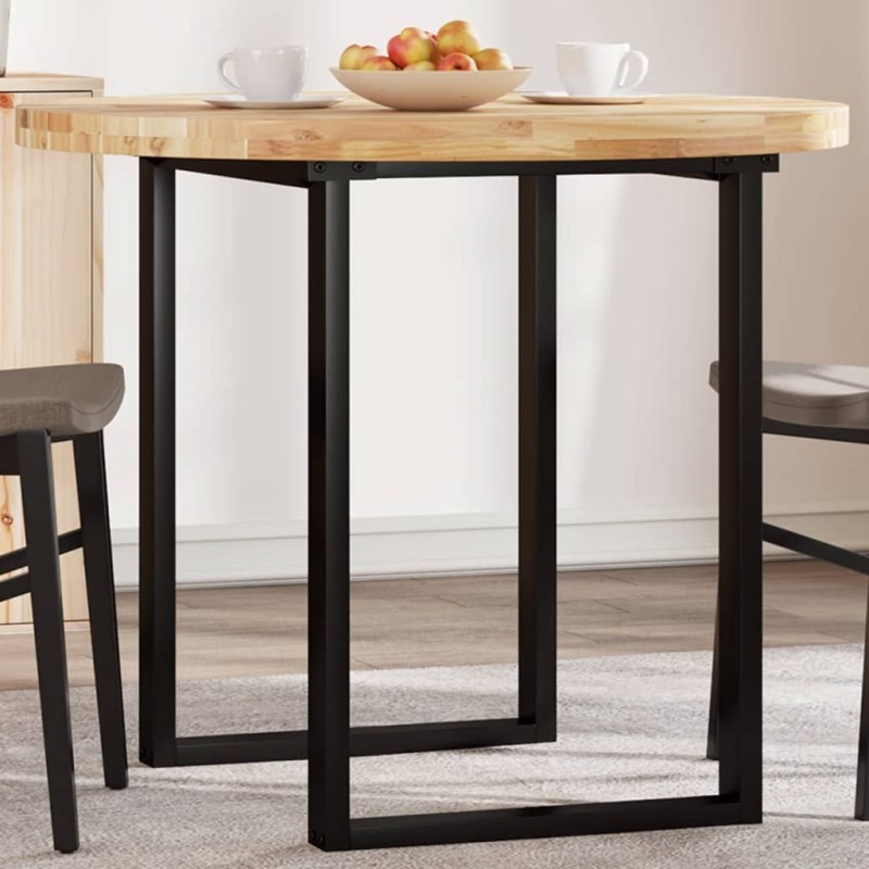 Dessus de table rond Ø90x4 cm bois massif d'acacia 559918559918