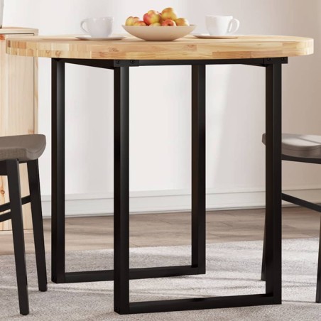 Dessus de table rond Ø90x4 cm bois massif d'acacia 559918559918