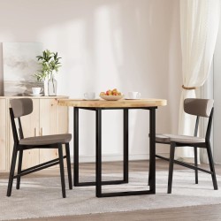 Dessus de table rond Ø90x4 cm bois massif d'acacia 559918559918