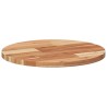 Dessus de table rond Ø40x2 cm bois massif d'acacia 559919559919