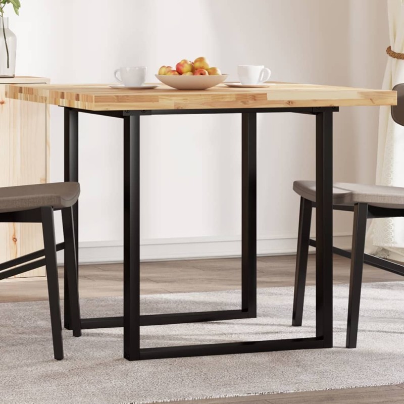 Dessus de table carré 90x90x4 cm bois massif d'acacia 559920559920