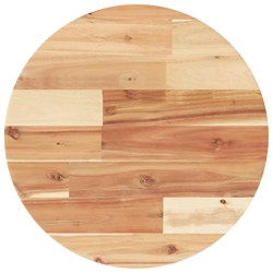 Dessus de table rond Ø40x4 cm bois massif d'acacia 559922559922