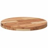 Dessus de table rond Ø50x4 cm bois massif d'acacia 559923559923