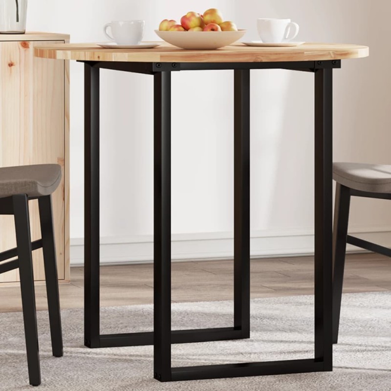 Dessus de table rond Ø80x2 cm bois massif d'acacia 559924559924