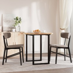Dessus de table rond Ø80x2 cm bois massif d'acacia 559924559924