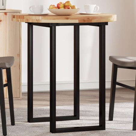 Dessus de table rond Ø70x4 cm bois massif d'acacia 559926559926