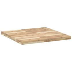 Dessus de table carré 70x70x4 cm bois massif d'acacia 559927559927