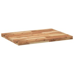 Dessus de table rectangulaire 80x60x4 cm bois massif d'acacia 559929559929
