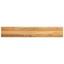 Appuis de fenêtre 2 pcs marron clair bois de chêne massif 559930559930