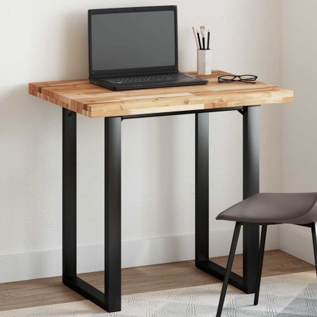 Dessus de table rectangulaire 100x60x4 cm bois massif d'acacia 559933559933