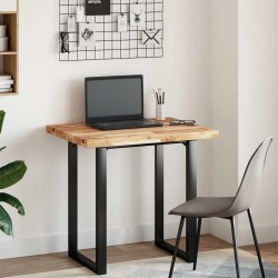 Dessus de table rectangulaire 100x60x4 cm bois massif d'acacia 559933559933