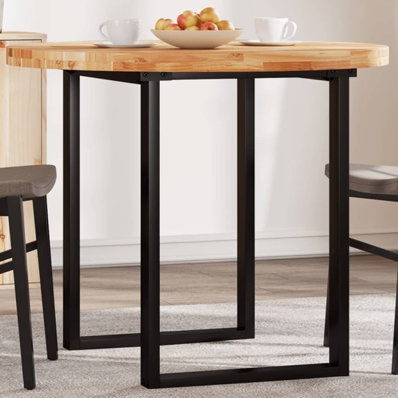 Dessus de table rond Ø90x4 cm bois massif d'acacia 559934559934