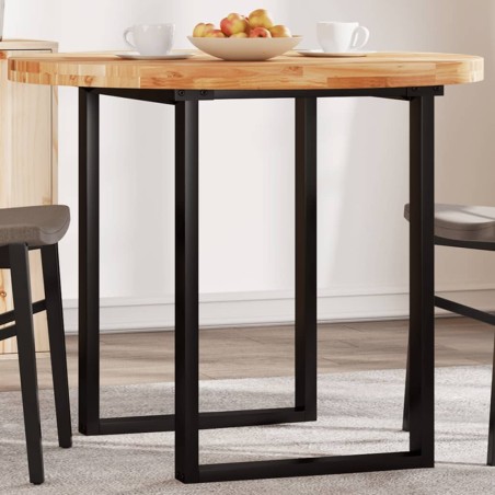 Dessus de table rond Ø90x4 cm bois massif d'acacia 559934559934