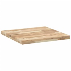 Dessus de table carré 60x60x4 cm bois massif d'acacia 559935559935
