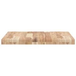 Dessus de table carré 60x60x4 cm bois massif d'acacia 559935559935