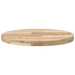 Dessus de table rond Ø60x4 cm bois massif d'acacia 559945559945