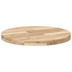 Dessus de table rond Ø60x4 cm bois massif d'acacia 559945559945